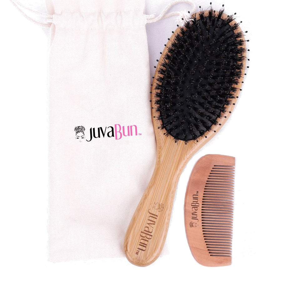 JuvaBun Boar Bristle Brush, boar bristle hair brush, photo 3