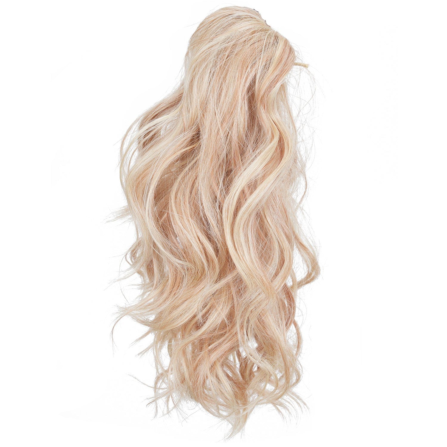 JuvaBun Claw Clip Beach Waves Ponytail Extension 12'' JuvaBun