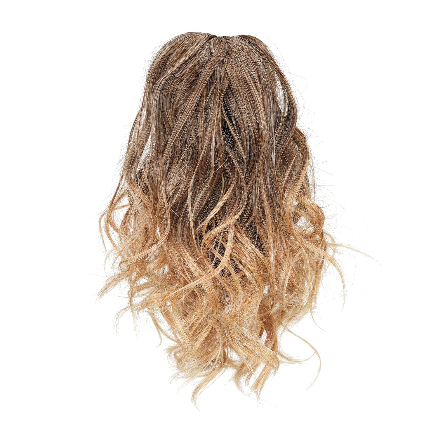 Dark Blonde JuvaBun Claw Clip Beach Waves Ponytail Extension 12'' MW07-Dark Blonde JuvaBun