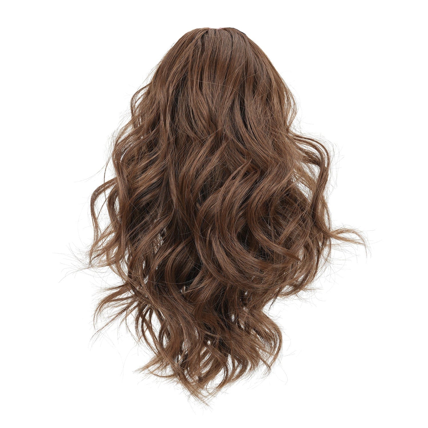 Light Brown JuvaBun Claw Clip Beach Waves Ponytail Extension 12'' MW07-Light Brown JuvaBun