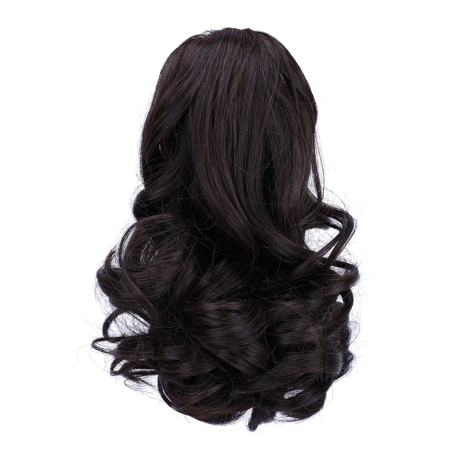 Dark Brown JuvaBun Claw Clip Ponytail Extension 12'' MW06-Dark Brown JuvaBun