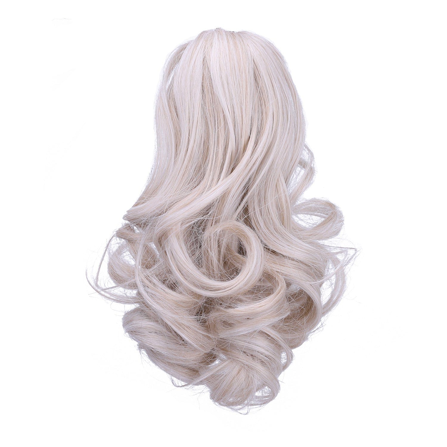 Platinum Blonde JuvaBun Claw Clip Ponytail Extension 12'' MW06- Platinum Blonde JuvaBun