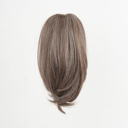 Brownish Gray JuvaBun Claw Clip Straight Ponytail Extension 10'' MW10-Brownish Gray JuvaBun