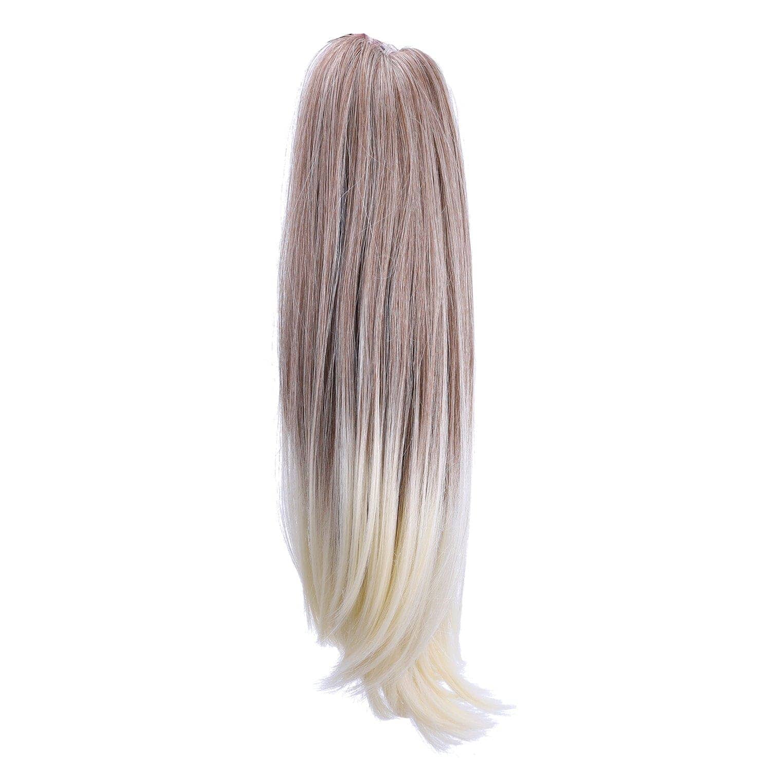 Beach Blonde JuvaBun Claw Clip Straight Ponytail Extension 17'' MW09-6at88 JuvaBun