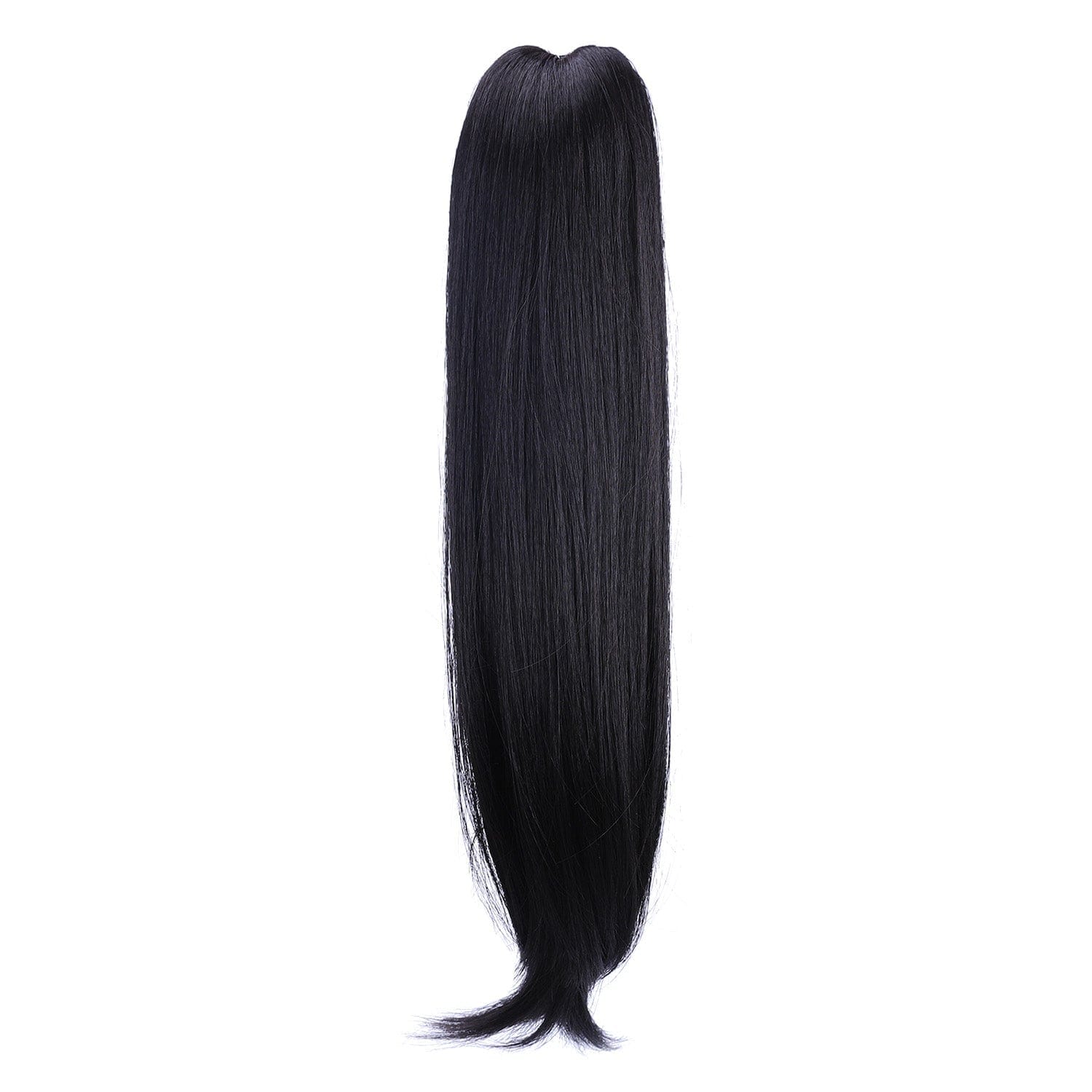 Black JuvaBun Claw Clip Straight Ponytail Extension 17'' MW09-Black JuvaBun