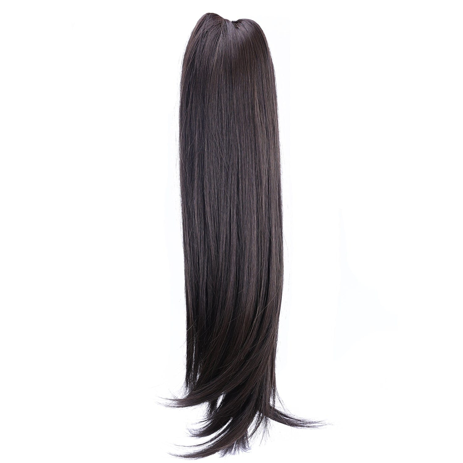 Dark Brown JuvaBun Claw Clip Straight Ponytail Extension 17'' MW09-Dark Brown JuvaBun