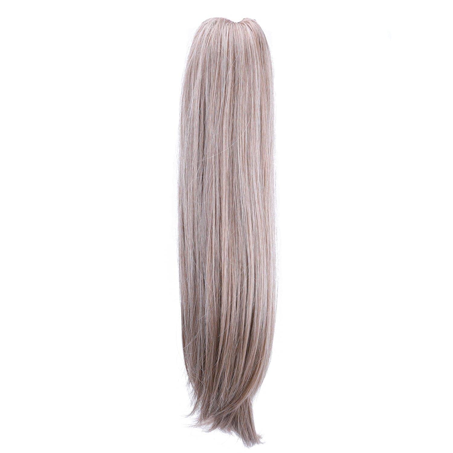 Light Blonde JuvaBun Claw Clip Straight Ponytail Extension 17'' MW09-Light Blonde JuvaBun