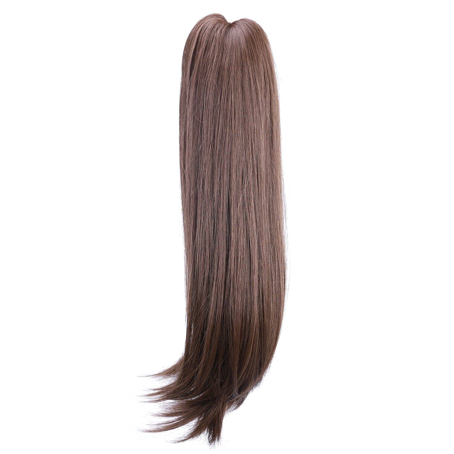 Light Brown JuvaBun Claw Clip Straight Ponytail Extension 17'' MW09-Light Brown JuvaBun