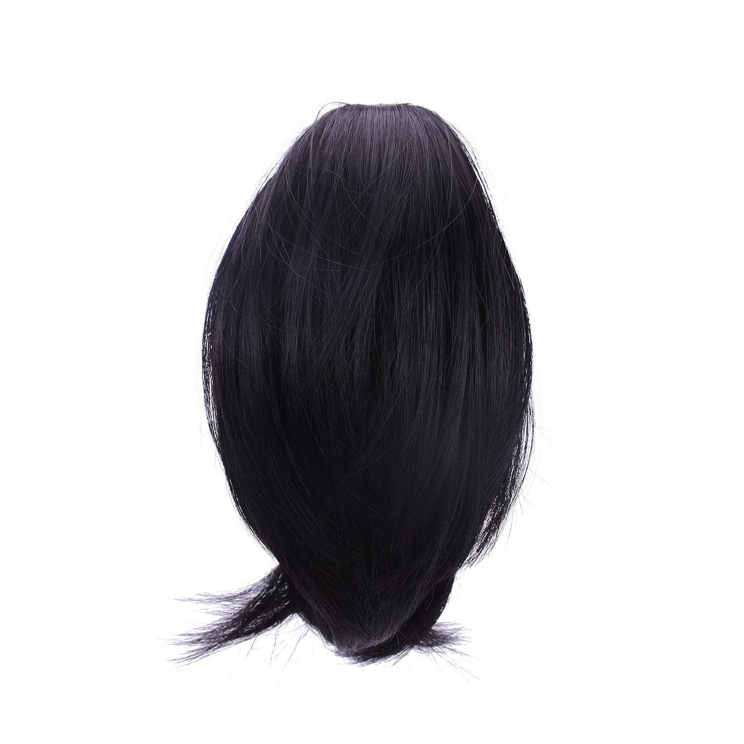 Black JuvaBun Claw Clip Straight Ponytail Extension SPT-Black JuvaBun