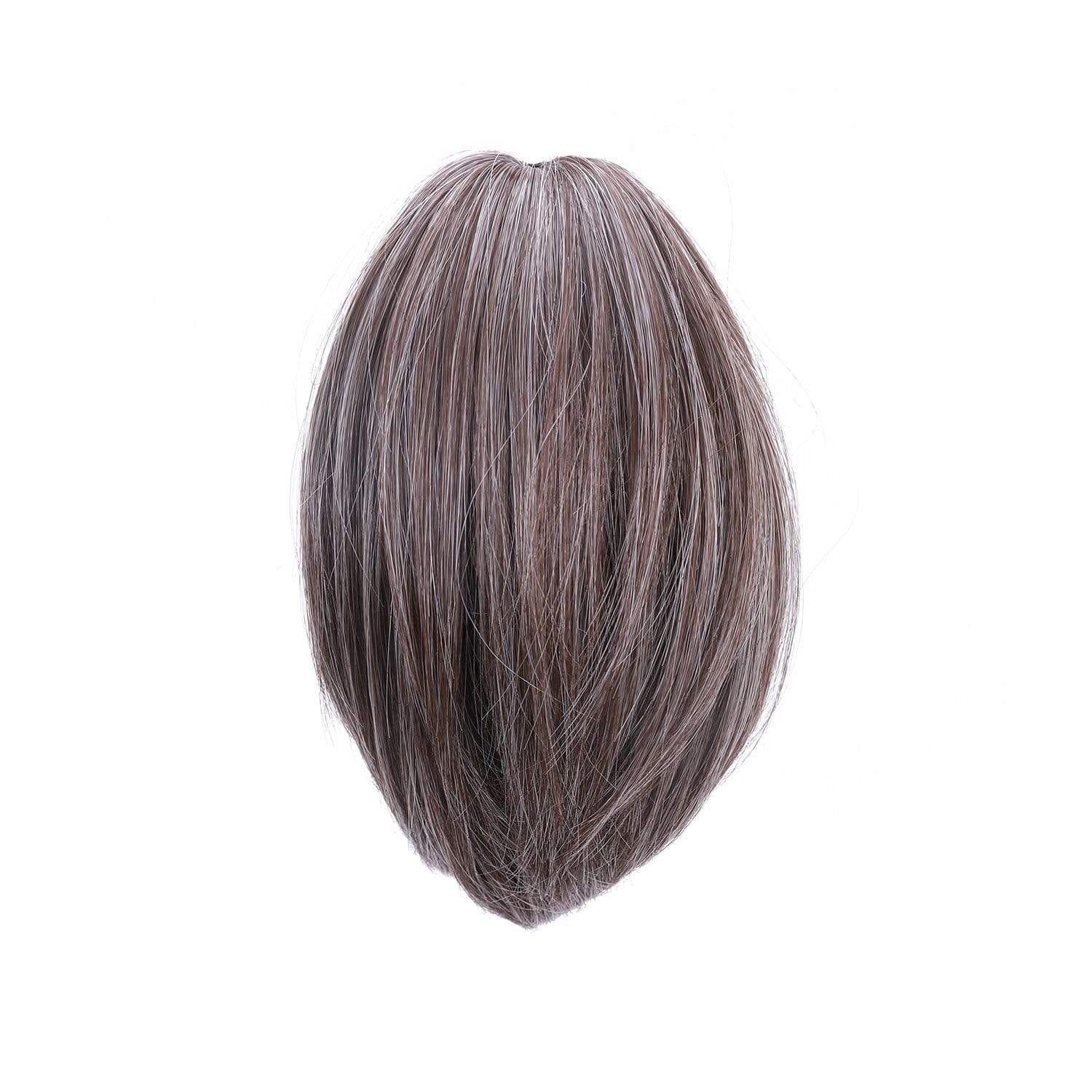 Brownish Gray JuvaBun Claw Clip Straight Ponytail Extension SPT-Brownish Gray JuvaBun