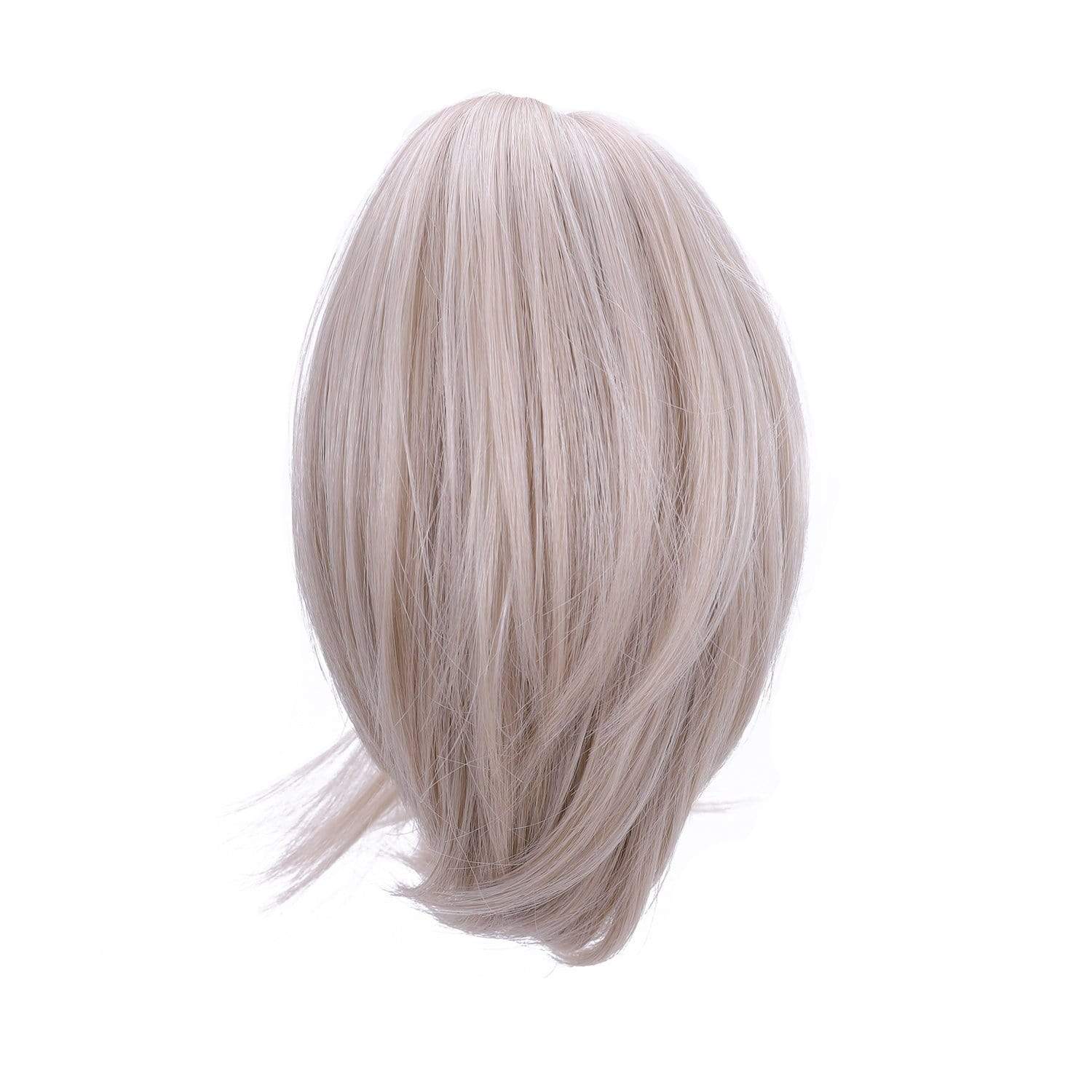 Platinum Blonde JuvaBun Claw Clip Straight Ponytail Extension SPT-Platinum Blonde JuvaBun