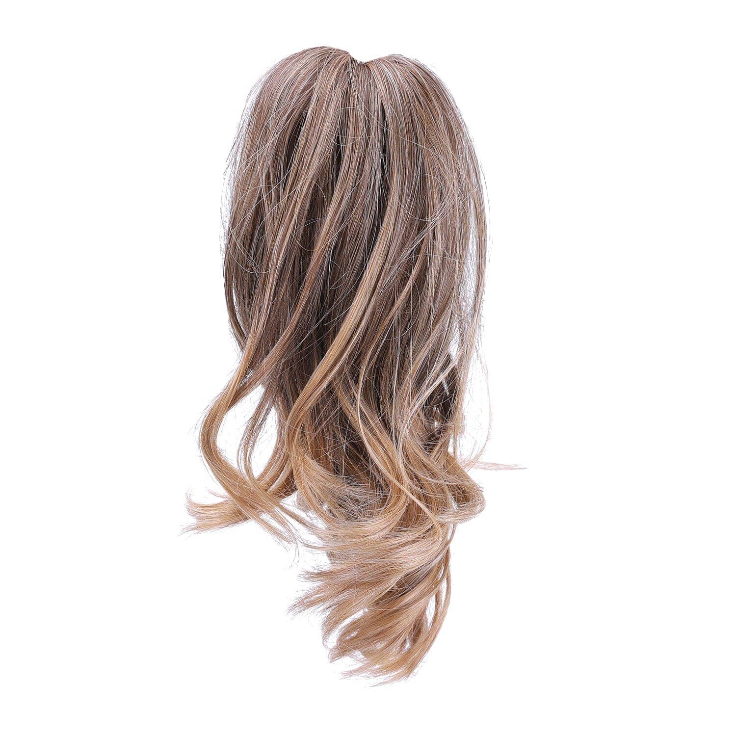 Dark Blonde JuvaBun Claw Clip Wavy Ponytail Extension 12'' MW08-Dark Blonde JuvaBun