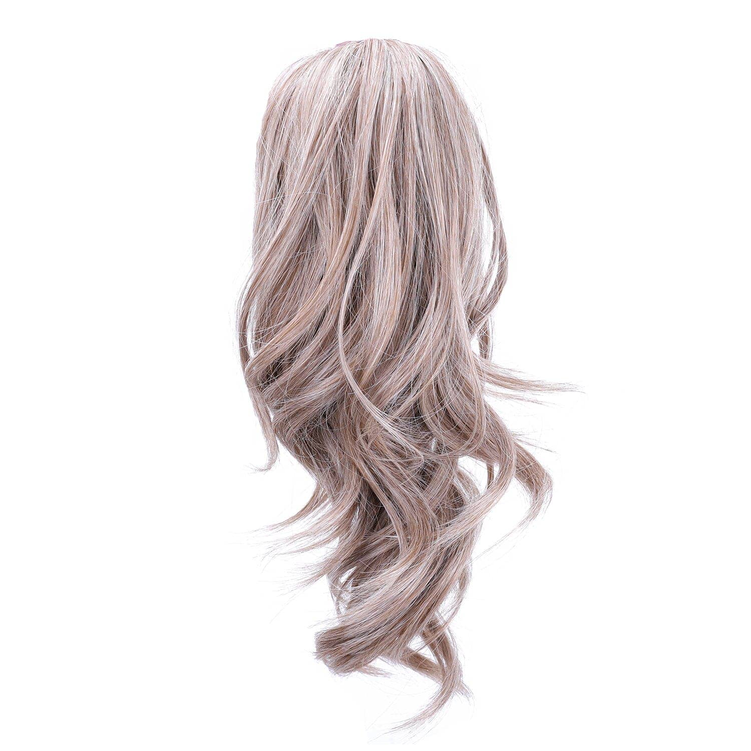 Light Blonde JuvaBun Claw Clip Wavy Ponytail Extension 12'' MW08-Light Blonde JuvaBun