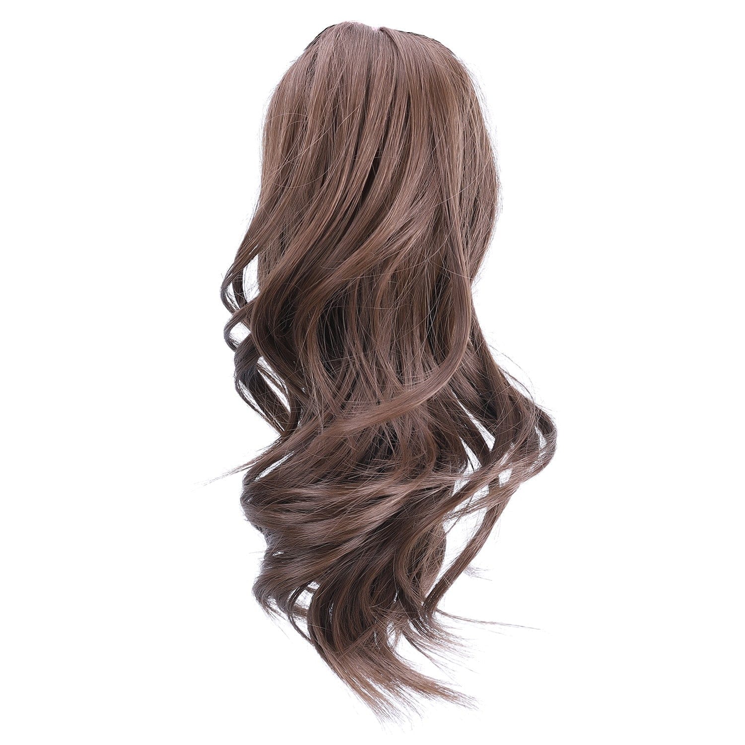 Light Brown JuvaBun Claw Clip Wavy Ponytail Extension 12'' MW08-Light Brown JuvaBun