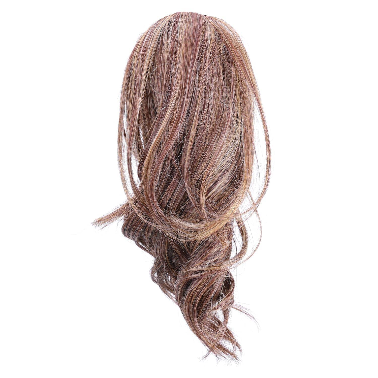 Reddish Blonde JuvaBun Claw Clip Wavy Ponytail Extension 12'' MW08-Reddish Blonde JuvaBun