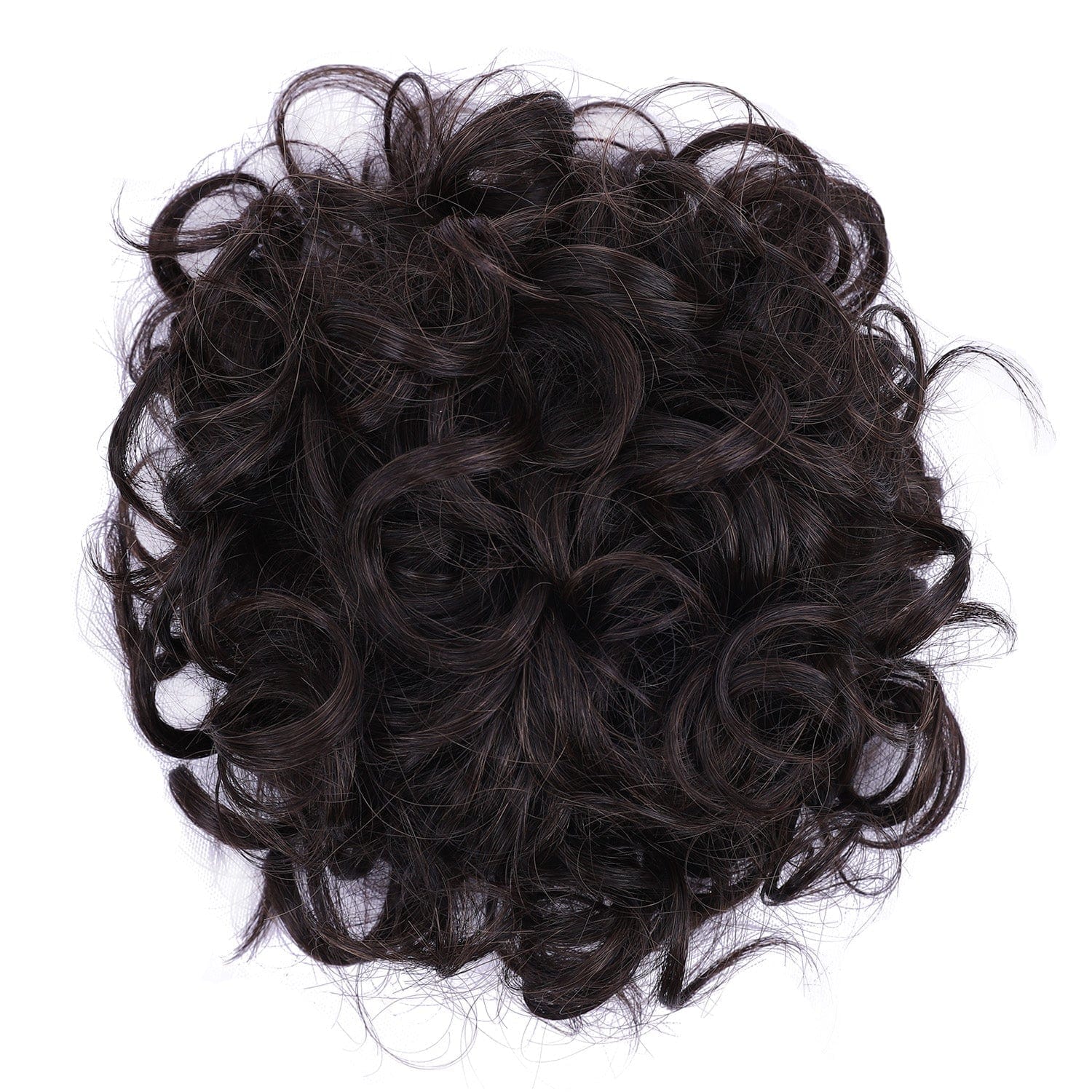 Dark Brown JuvaBun Curled Clip-in Bun FQ07-Dark Brown JuvaBun