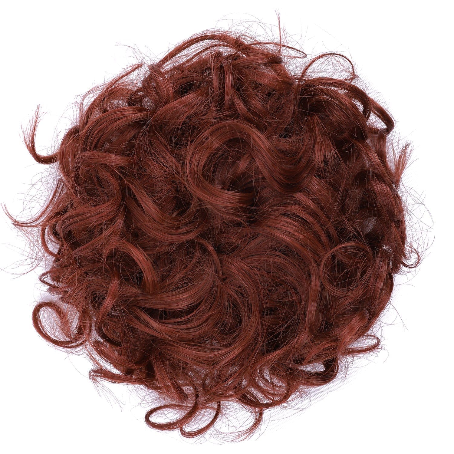 Dark Red JuvaBun Curled Clip-in Bun FQ07-Dark Red JuvaBun