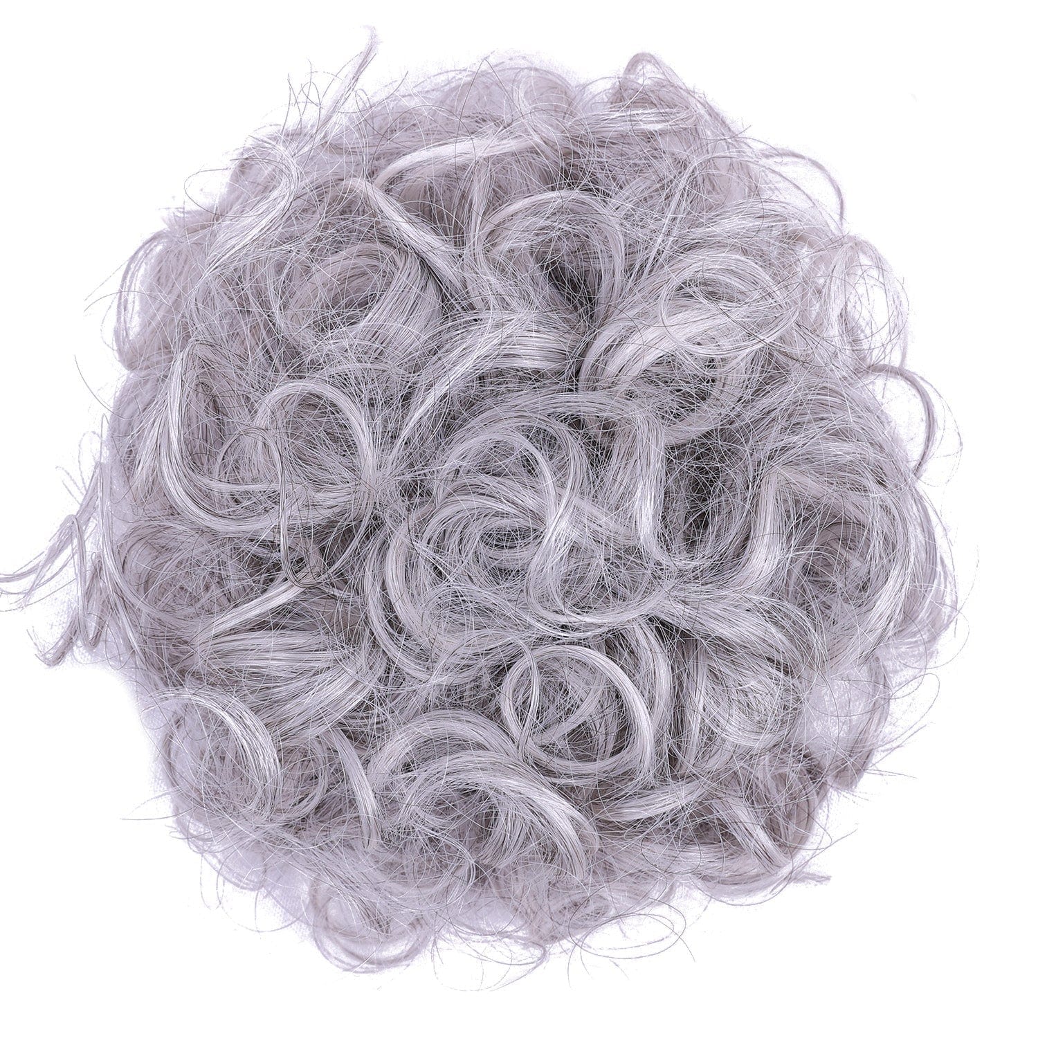 Light Gray JuvaBun Curled Clip-in Bun FQ07-Light Gray JuvaBun