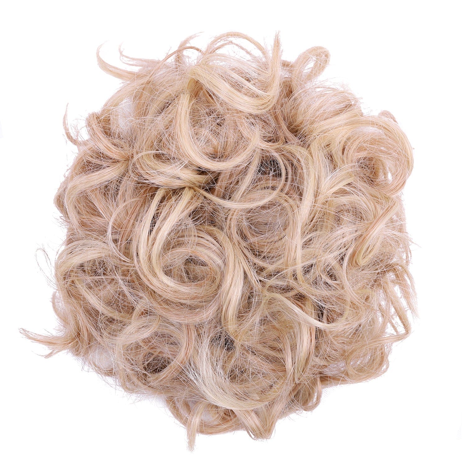 Gold JuvaBun Curled Clip-in Bun FQ07-Medium Blonde JuvaBun