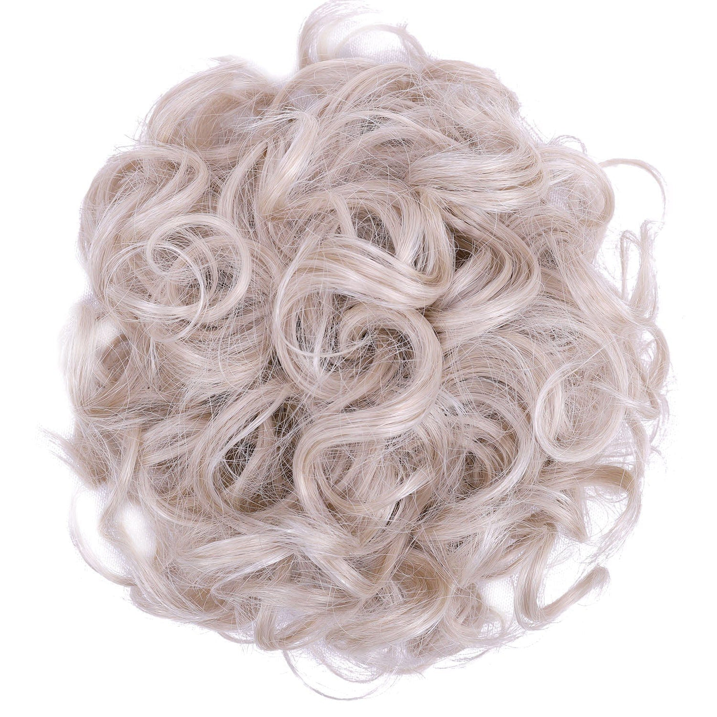 Platinum Blonde JuvaBun Curled Clip-in Bun FQ07-Platinum Blonde JuvaBun