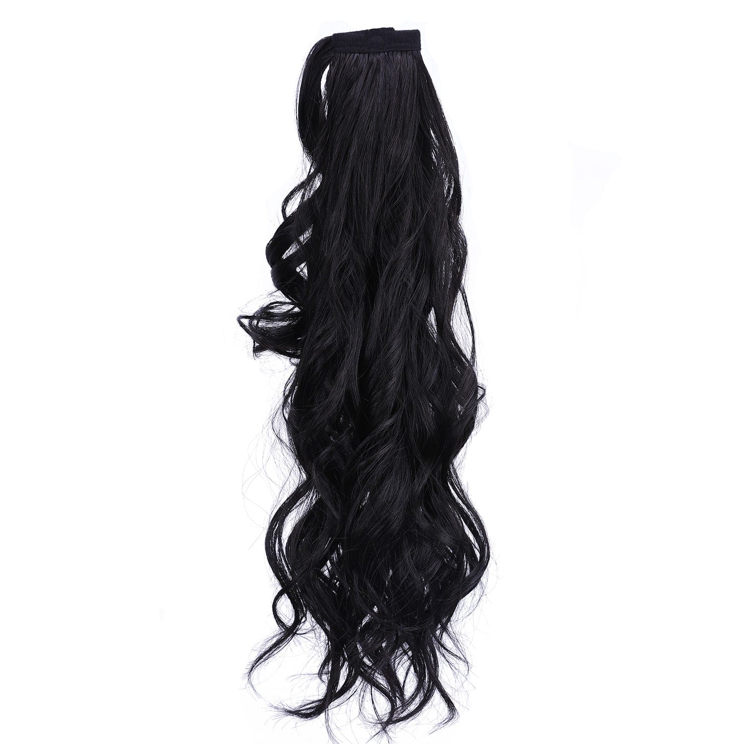 Black JuvaBun Curly Magic Ponytail Extension MP02 - Black JuvaBun