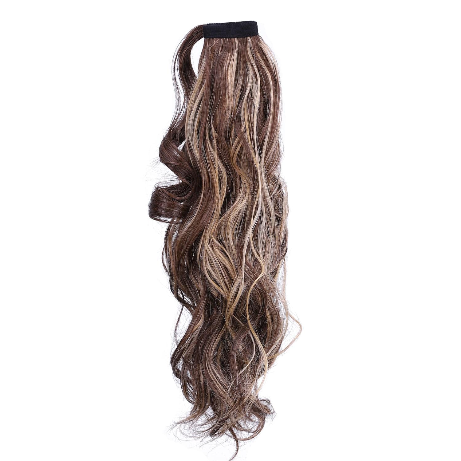 Brownish Blonde JuvaBun Curly Magic Ponytail Extension MP02 - Brownish Blonde JuvaBun