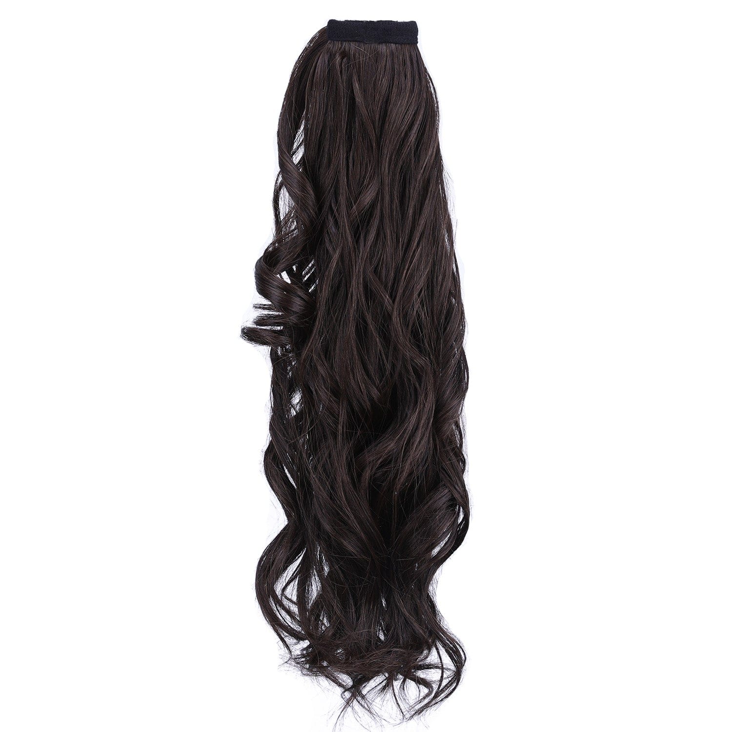 Dark Brown JuvaBun Curly Magic Ponytail Extension MP02- Dark Brown JuvaBun