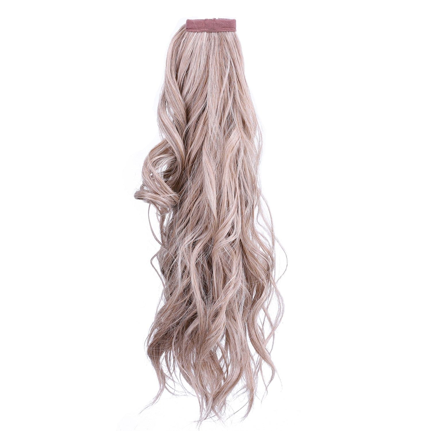 Light Blonde JuvaBun Curly Magic Ponytail Extension MP02- Light Blonde JuvaBun