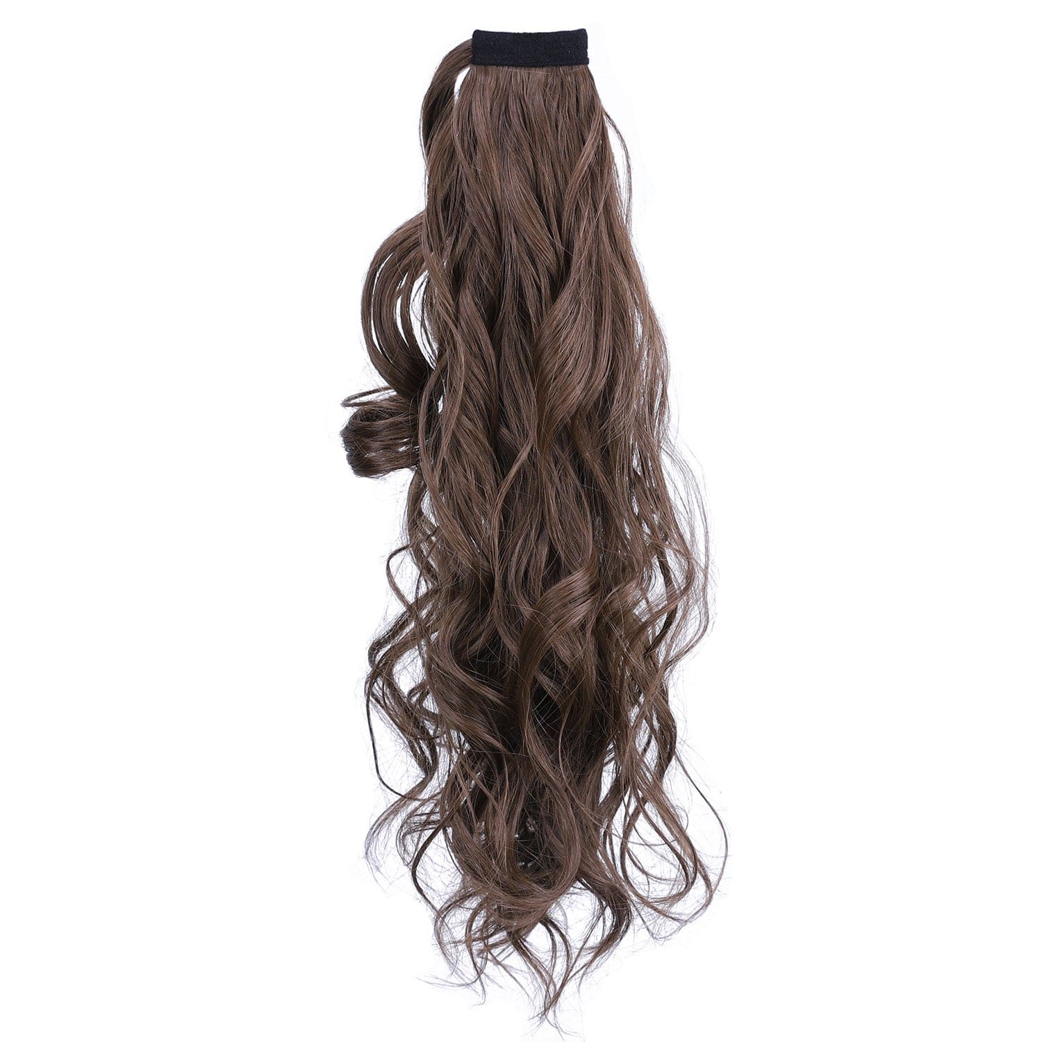 Light Brown JuvaBun Curly Magic Ponytail Extension MP02- Light Brown JuvaBun