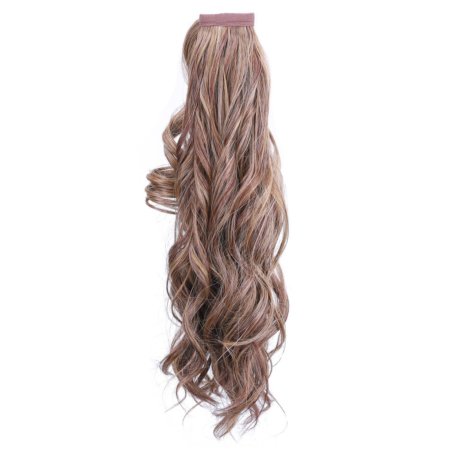 Reddish Blonde JuvaBun Curly Magic Ponytail Extension MP02- Reddish Blonde JuvaBun