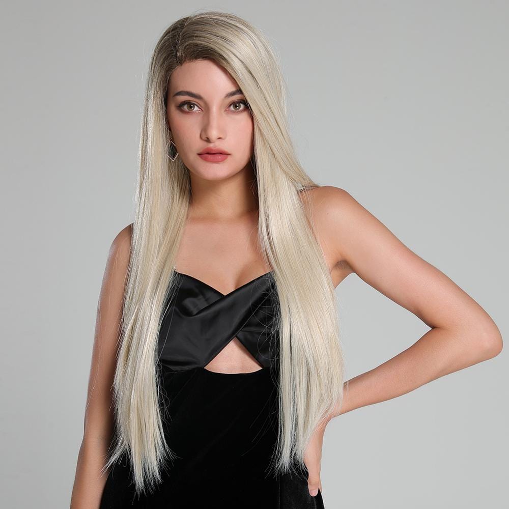 JuvaBun Long Ash Blonde Wig Long Ash Blonde Wig JuvaBun