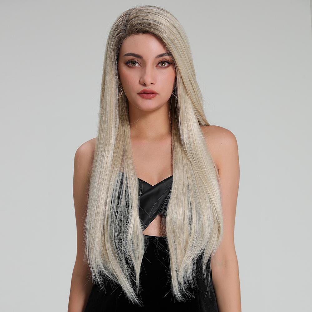 JuvaBun Long Ash Blonde Wig Long Ash Blonde Wig JuvaBun