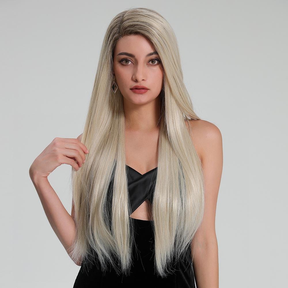 JuvaBun Long Ash Blonde Wig Long Ash Blonde Wig JuvaBun