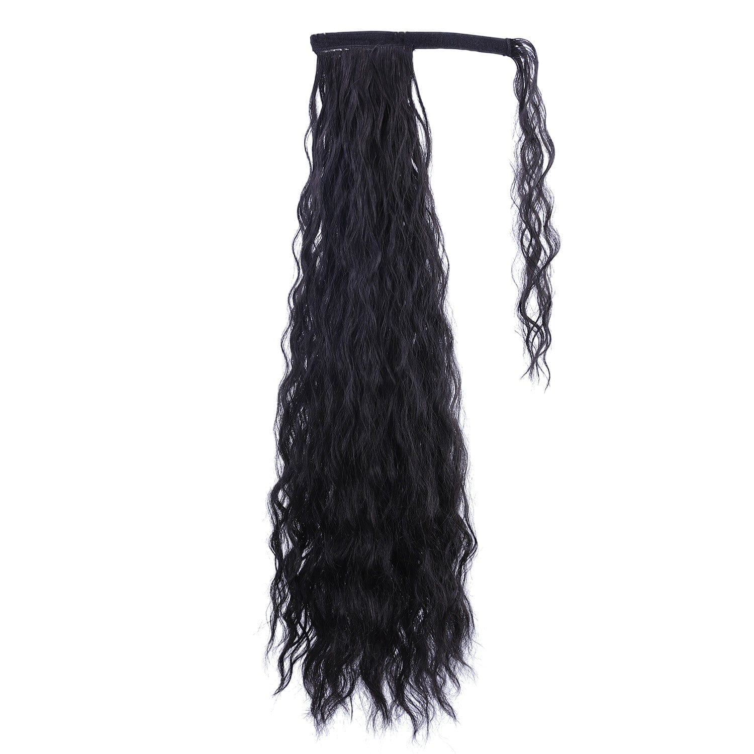 Black JuvaBun Long Spiral Curly Magic Ponytail Extension MP05-Black JuvaBun