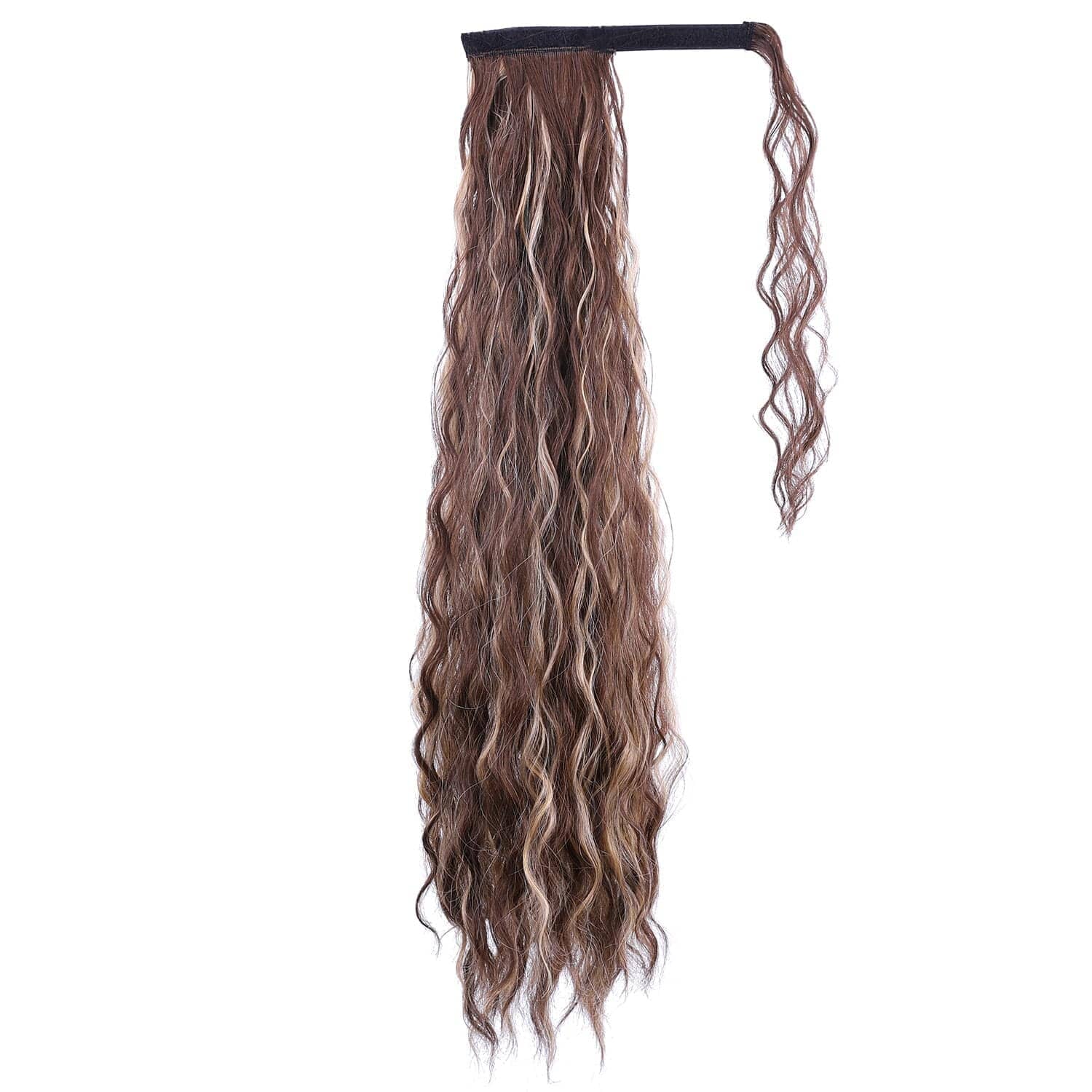 Brownish Blonde JuvaBun Long Spiral Curly Magic Ponytail Extension MP05-Brownish Blonde JuvaBun