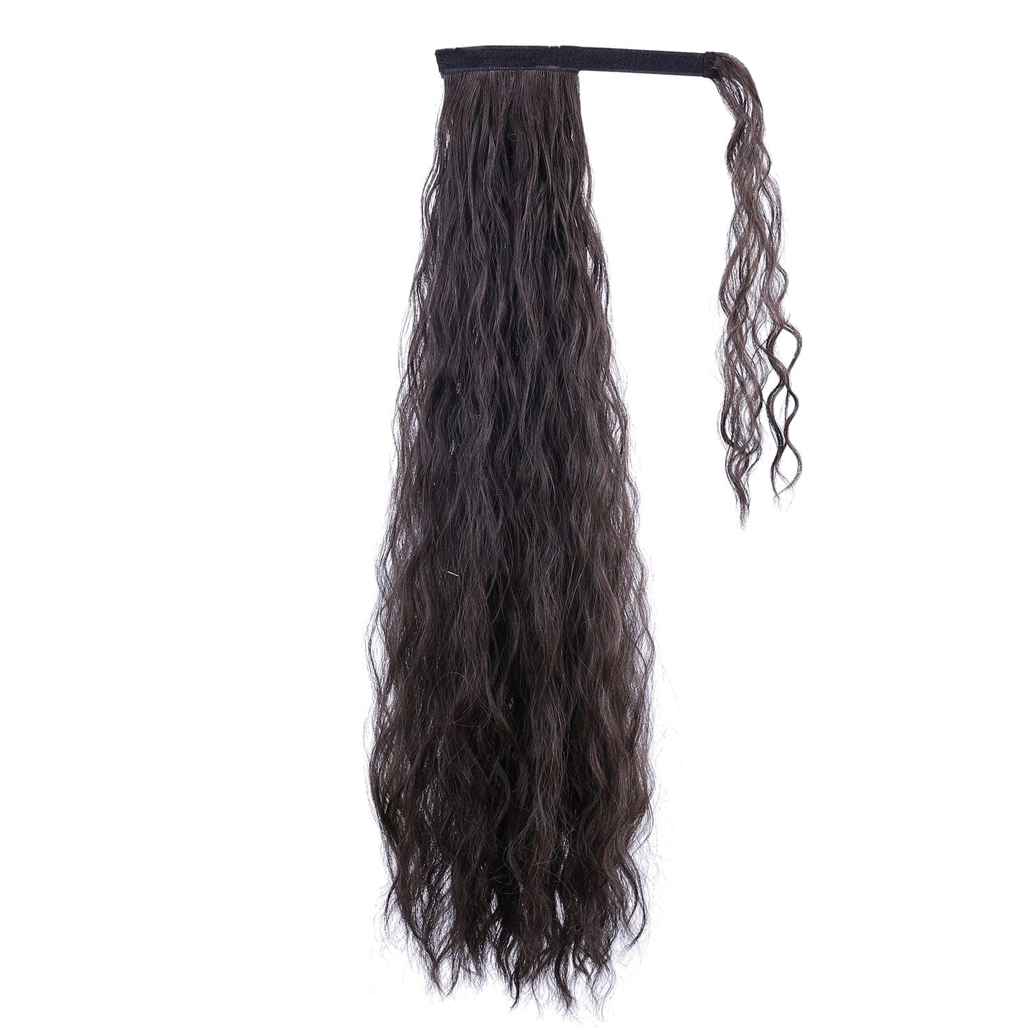 Dark Brown JuvaBun Long Spiral Curly Magic Ponytail Extension MP05-Dark Brown JuvaBun