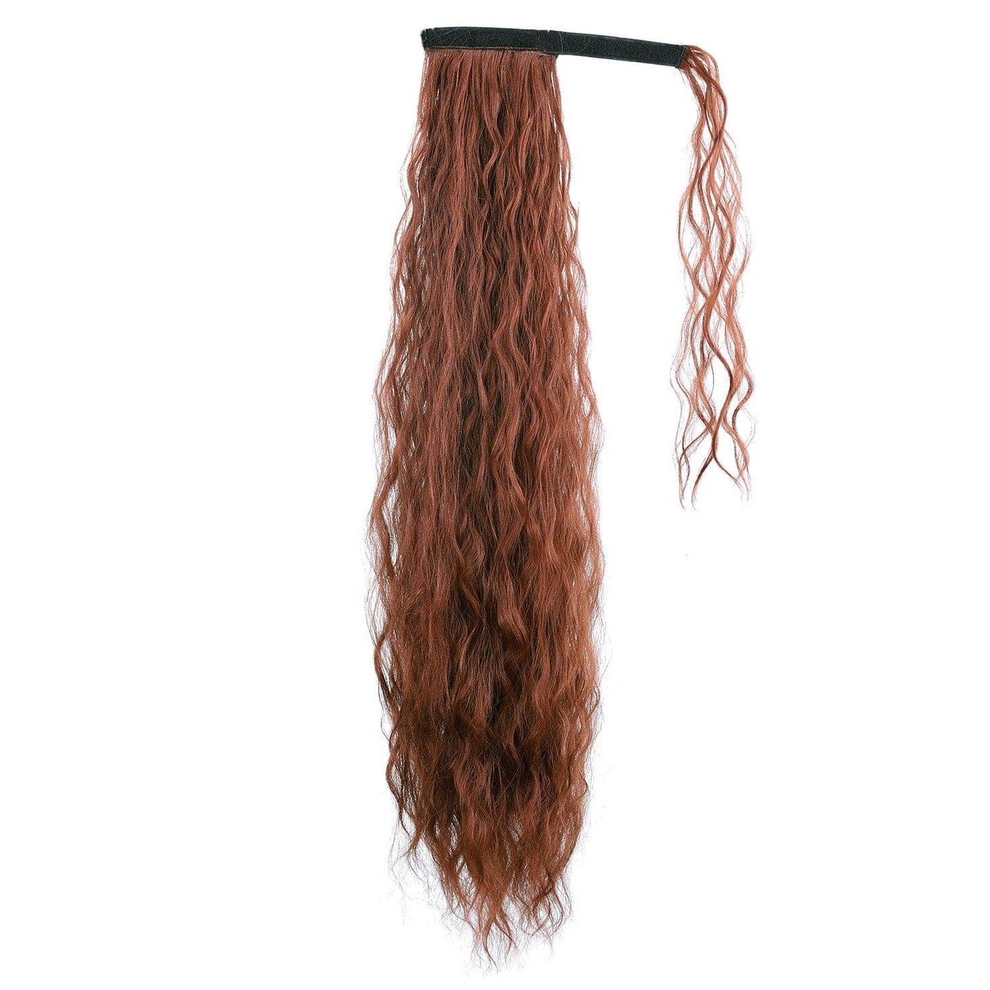 Dark Red JuvaBun Long Spiral Curly Magic Ponytail Extension MP05-Dark Red JuvaBun