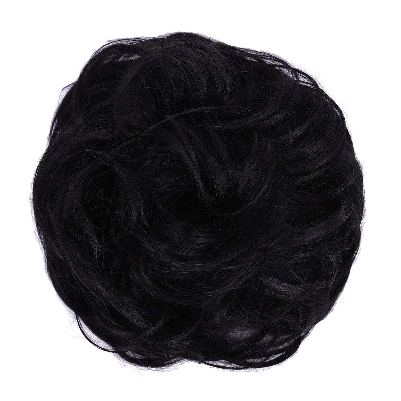 Black JuvaBun Messy Bun 2.0 - Luxe Volume for Thinning Hair MBV2- Black JuvaBun