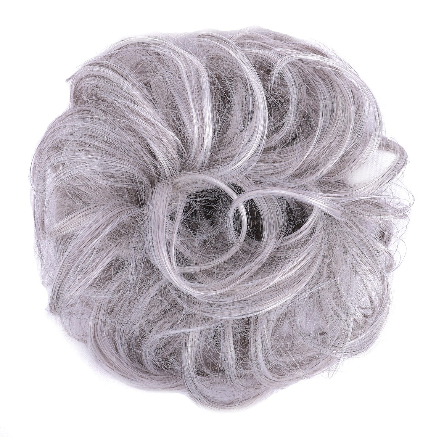 Light Gray JuvaBun Messy Bun 2.0 - Luxe Volume for Thinning Hair MBV2- Light Gray JuvaBun