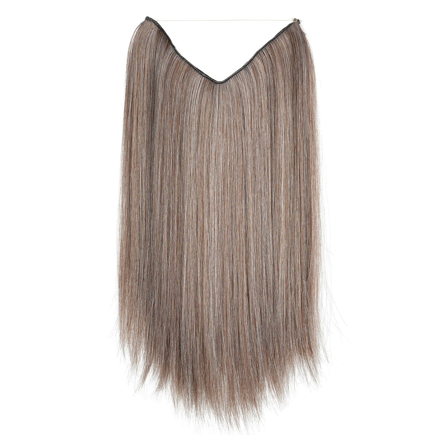 Brownish Gray JuvaBun Straight Halo 18'' HE01-Brownish Gray JuvaBun