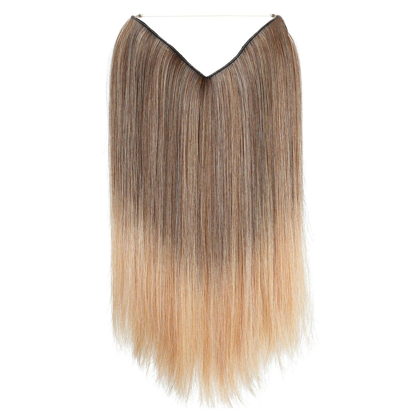 Dark Blonde JuvaBun Straight Halo 18'' HE01-Dark Blonde JuvaBun