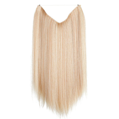 Gold JuvaBun Straight Halo 18'' HE01-Medium Blonde JuvaBun