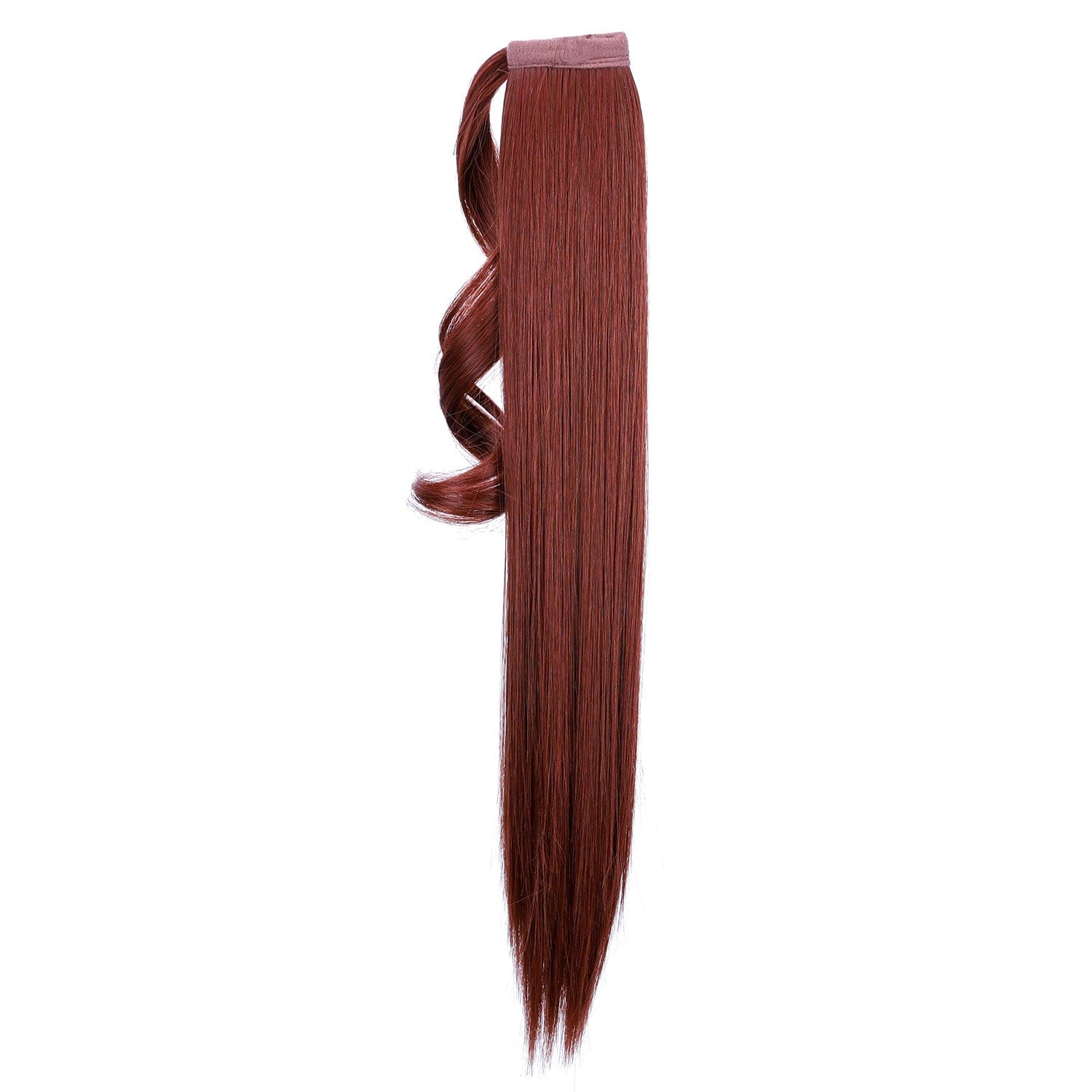 Dark Red JuvaBun Straight Magic Ponytail MP03 - Dark Red JuvaBun