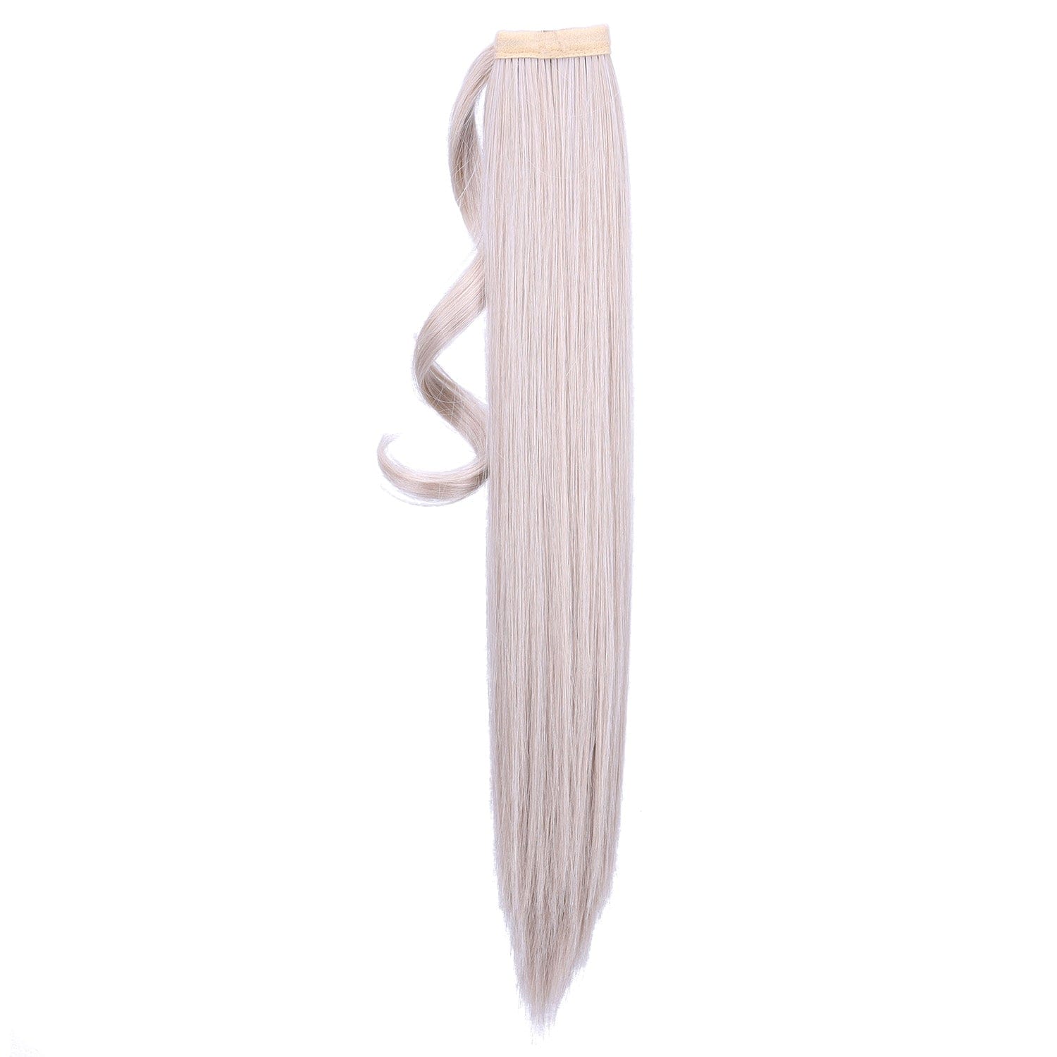 Platinum Blonde JuvaBun Straight Magic Ponytail MP03 - Platinum Blonde JuvaBun