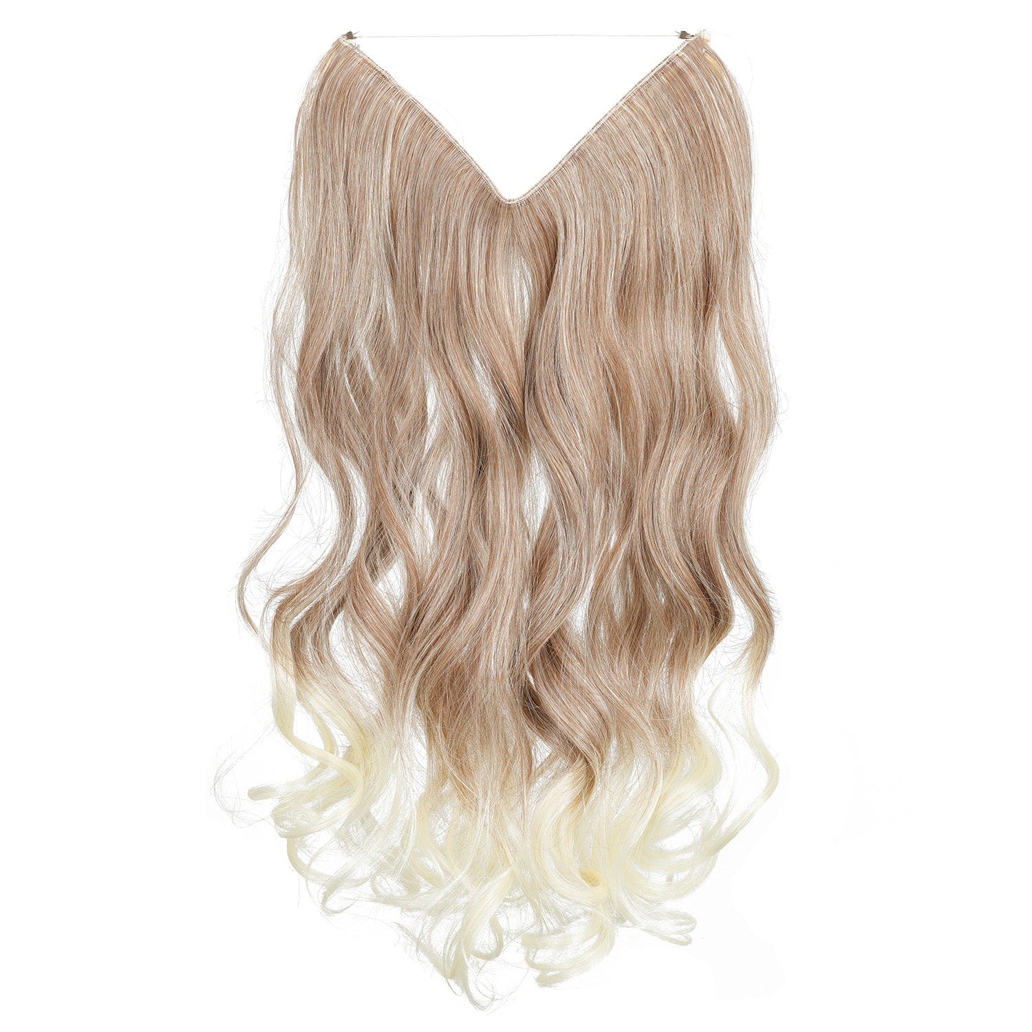 Beach Blonde JuvaBun Wavy Halo 18'' HE02-6at88 JuvaBun