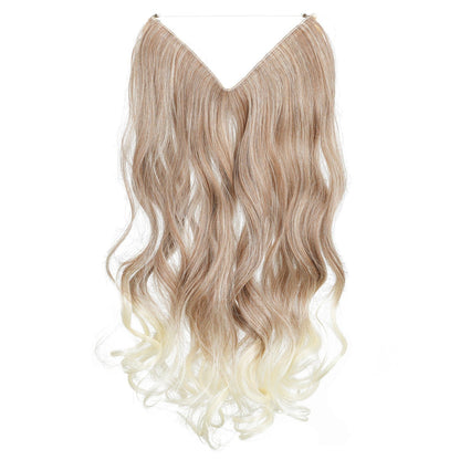 Beach Blonde JuvaBun Wavy Halo 18'' HE02-6at88 JuvaBun