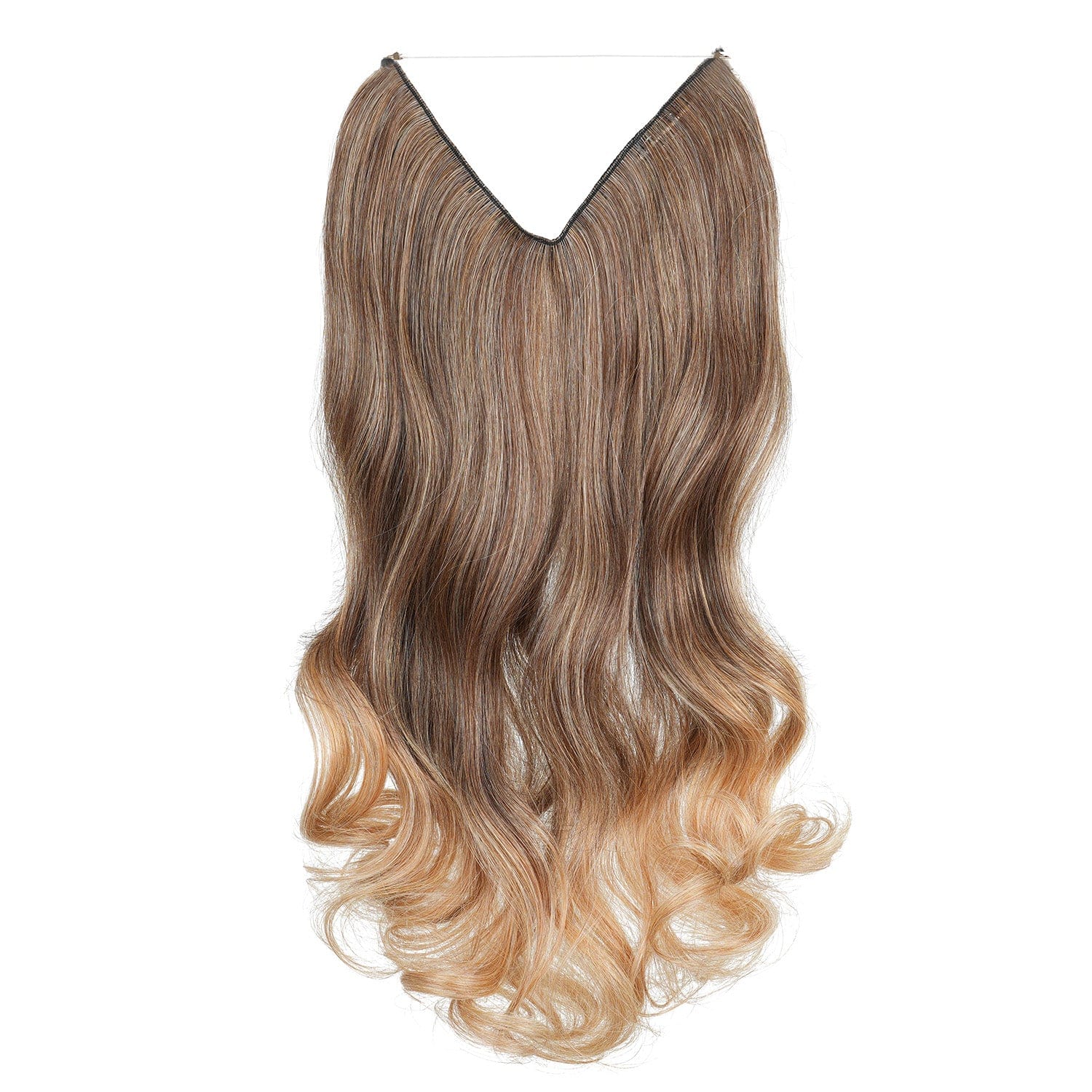 Dark Blonde JuvaBun Wavy Halo 18'' HE02-Dark Blonde JuvaBun