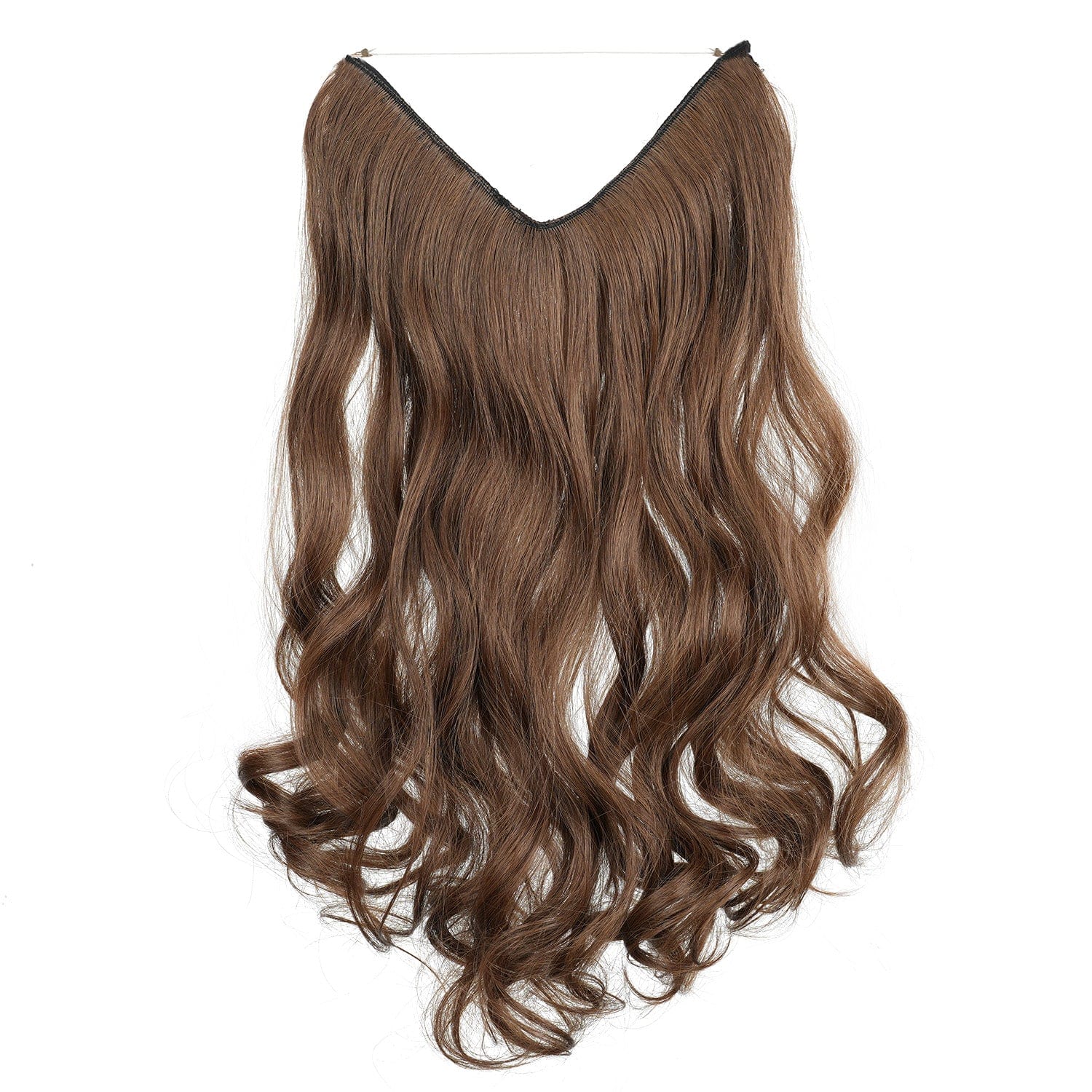 Light Brown JuvaBun Wavy Halo 18'' HE02-Light Brown JuvaBun