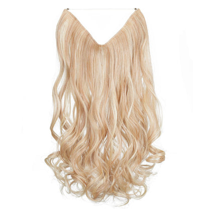 Gold JuvaBun Wavy Halo 18'' HE02-Medium Blonde JuvaBun