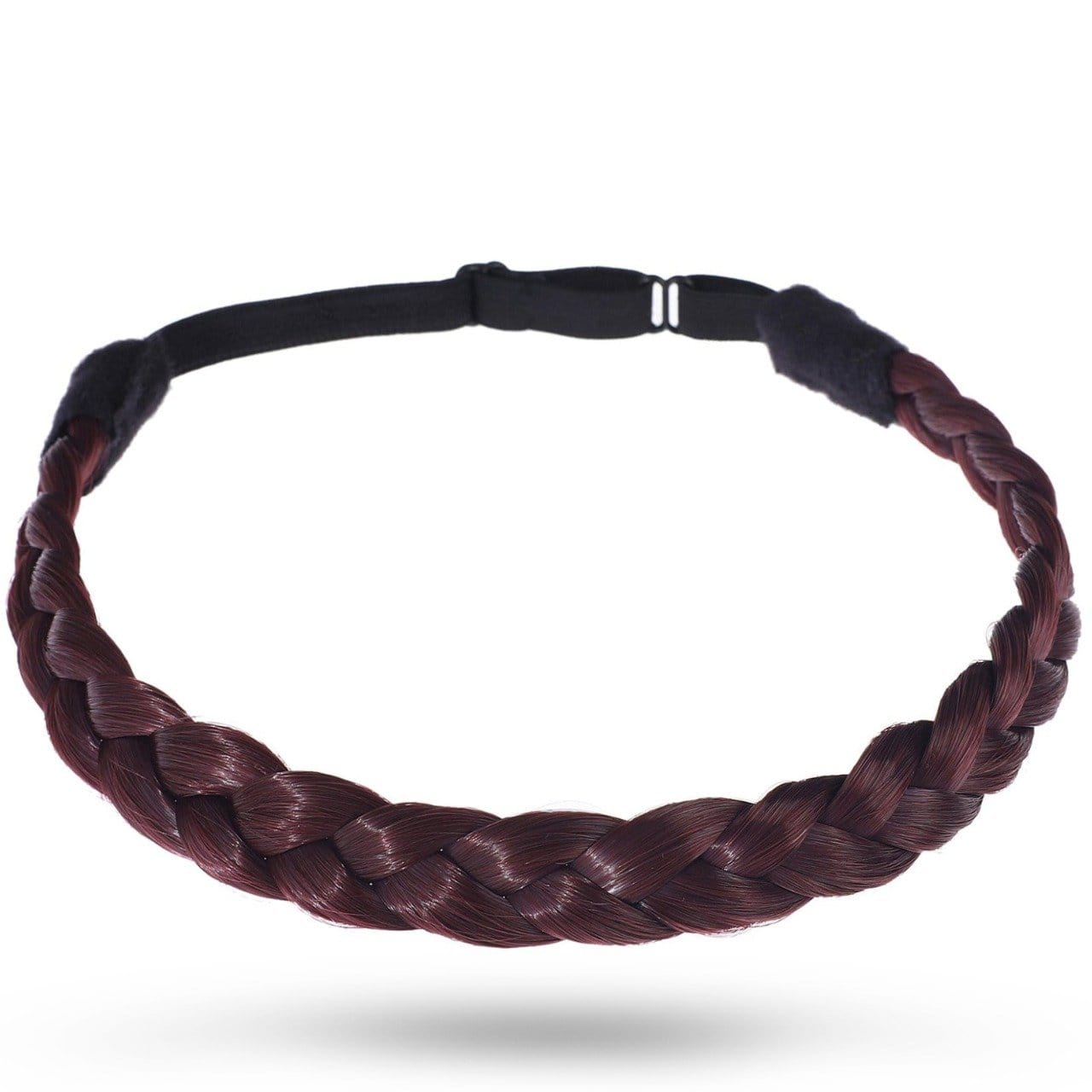 Wine Red Two Strand Braid TSBraids-99j JuvaBun